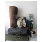 Multi Use Stand, Sleeping Bag, Bed Rolls, Tarps,