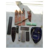 Fixed Blade Knives, Sheaths, Bags, Sharpening