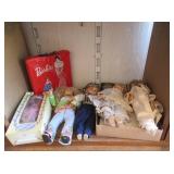 Porcelain Dolls, Barbies, Barbie Totes