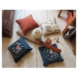 Decorative Pillows, Lamp, Bag , Sciccors