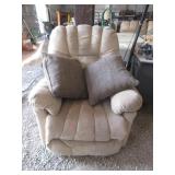 Cloth Chair, 2) Throw Pillows