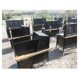 12) Student Desks Adjustable Height, 6) Chairs