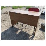 Rolling Student Desk, Chair