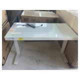 White Electronic Desk