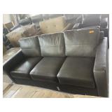Gray Leather Couch