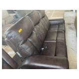 Brown Leather Reclining Couch