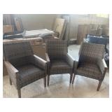 3) Patio Chairs