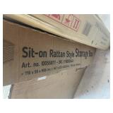 Sit on Rattan Storage Box
