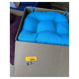 8) Blue Chair Cushions