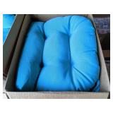 8) Blue Chair Cushions