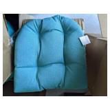 4) Blue Chair Cushions