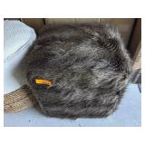 Furry Ottoman