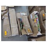 3) Long Floral Chair Cushions