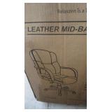 Black Leather Office Chair