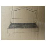 Beige Queen Platform Bed
