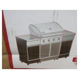 Metal Side Burner/ Ice Bin Storage Cabinets*