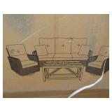 4 Piece Deep Seat Outdoor Seating