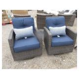 2) Outdoor Chairs with Covers