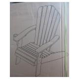 Red Adirondack Chair