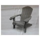 Light Grey Adirondack Chair