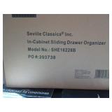 In-Cabinet Sliding Drawer Organizer