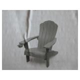 Light Grey Adirondack Chair
