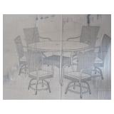 Seven Piece Balcony Dining Set