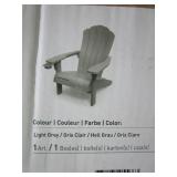 Grey Adirondack Chair
