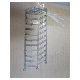 Black 10-Drawer Organizer Cart