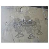 8) Piece Patio Dining Set With Extra Table Top, As