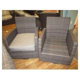2) Patio Swivel Rockers, As Is, May Have Unseen
