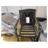 6) Patio Chairs With Cushions