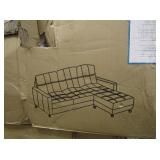 Taylor Leather Reversible Sectional Brown