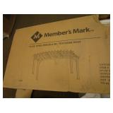 Steep Pergola With Textilene Roof 12' x 16'