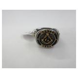 Mens Master Mason Ring Size 11