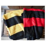 2) Infinity Knitted Scarves