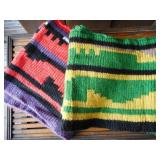 2) Infinity Knitted Scarves