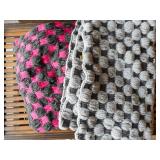 2) Infinity Knitted Scarves