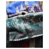 3) Long Fringe Scarves