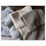 6) Long Fringe Scarves