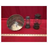 2) Small Lanterns, Justrite Carbide Miners Lamp