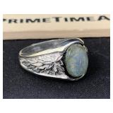Sterling Opal Ring