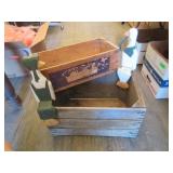 Wooden Boxes, Goose Figures