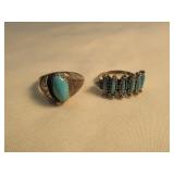 2) Size 7 Rings