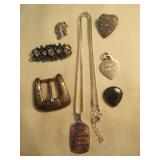 Necklace, Charms, Pin, Belt Buckle