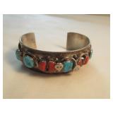 Native American Sterling Silver / Turquoise /