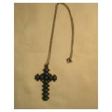 Sterling Silver / Turquoise Native Zuni Cross