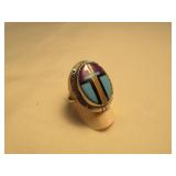 Size 6 Sterling Silver Zuni Ring