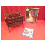 "Greetings 1904" Coors Poster, Magazine Holder,
