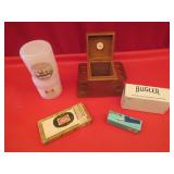 Cigarette Roller, Cigar Box, Wooden Box